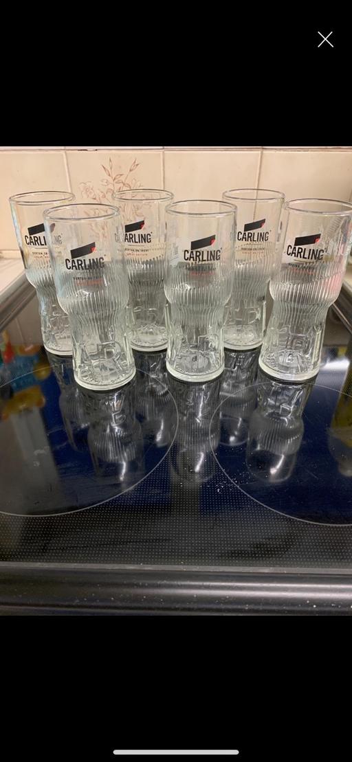 Buy & Sell West Midlands Walsall - Photos for Carling lager glass’s