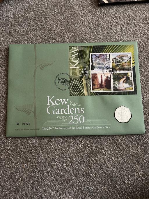 Classes Worcestershire Bromsgrove - Photos for Kew Gardens 50p fdc