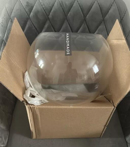 Buy & Sell North London Freezywater - Enfield - Photos for 2x Clear Glass Fish Bowl Vase