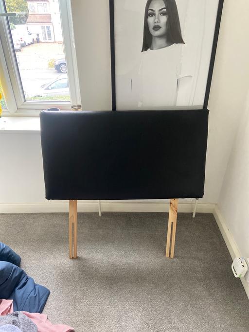 Buy & Sell South East London Waddon - Croydon - Photos for Single bed black headboard