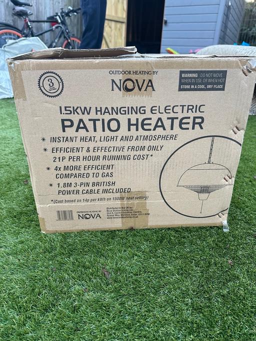 Buy & Sell Essex Basildon - Photos for Patio Heater Hanging Electric NOVA 1.5kw