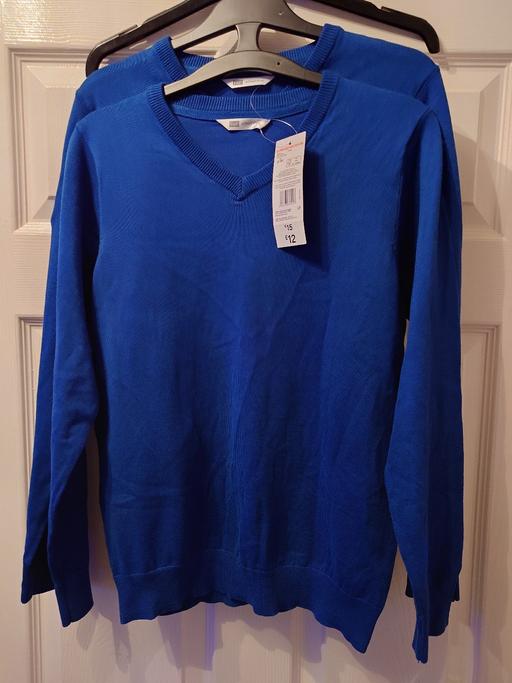 Buy & Sell Leicestershire Charnwood - Photos for Kids 2 pack blue school jumpers size 12-13Y