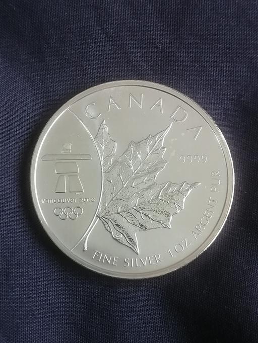 Buy & Sell West Midlands Birmingham - Photos for 1oz silver coin 2008 Canadian maple, vancouve