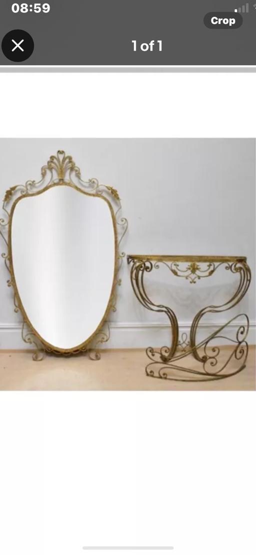 Buy & Sell Cheshire East Over Alderley - Cheshire East - Photos for Vintage Designer Italian Huge Gilt Mirror