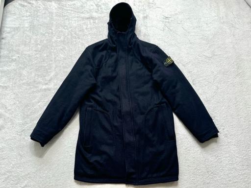 Buy & Sell Lincolnshire North Kesteven - Photos for Stone Island Navy Trench Coat Size Medium