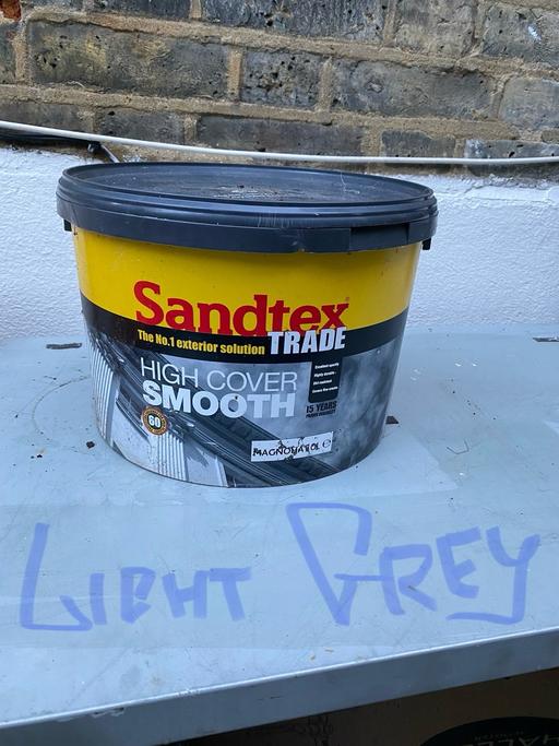 Buy & Sell East London - Photos for Sandtex trade masonry light grey 10l