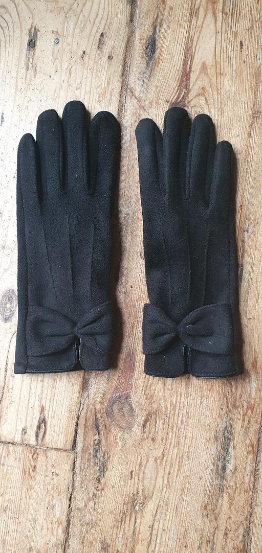 Buy & Sell South West London Balham - South West London - Photos for Stylish Black Suede Gloves(Medium)