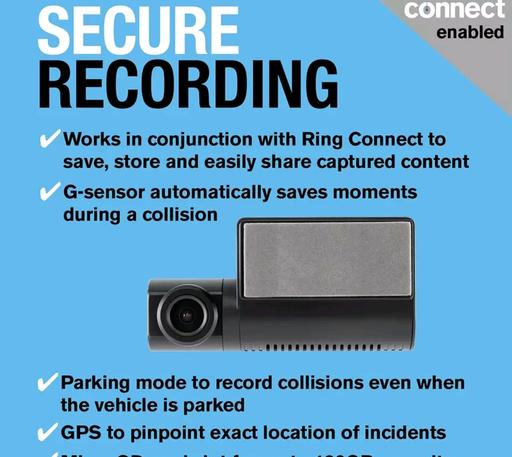 Vehicles Shropshire Telford and Wrekin - Photos for Ring RSDC4000 Smart Dash Cam WiFi Full HD 144