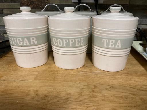 Buy & Sell West Midlands Sandwell - Photos for M & S Tea, Coffee & Sugar Cannisters