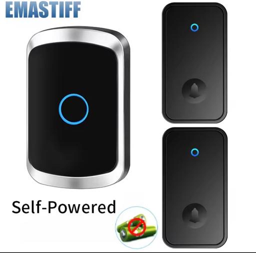 Buy & Sell Lancashire Preston - Photos for WIRELESS DOORBELL SELF POWERED NO NEED BATERY