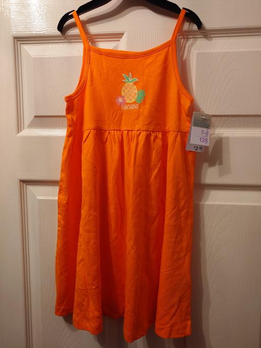 Buy & Sell Leicestershire North West Leicestershire - Photos for Girls orange dress size 7-8 years