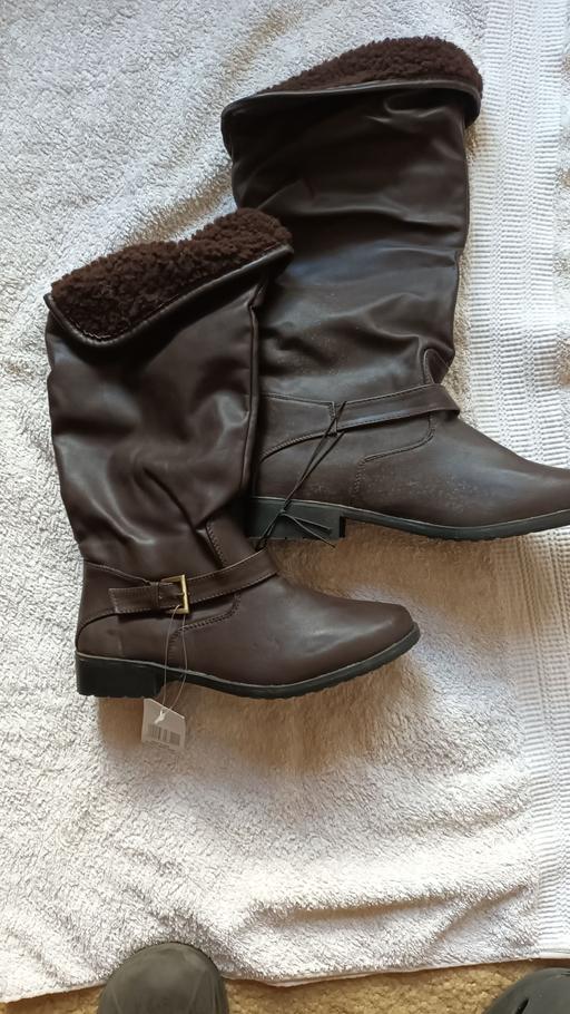 Buy & Sell Kent Folkestone and Hythe - Photos for New Ladies Size 39 6 Knee High Brown Boots