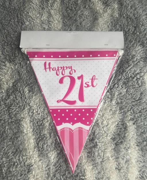 Classes West Midlands Sandwell - Photos for Happy 21st Flag Bunting