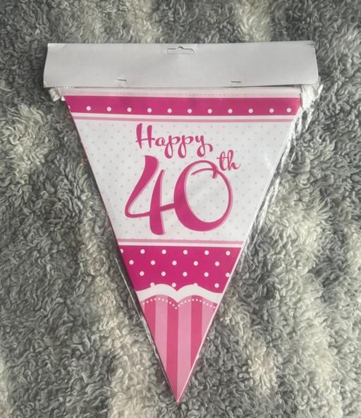 Classes West Midlands Sandwell - Photos for Happy 40th Flag Bunting