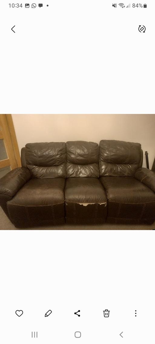 Buy & Sell Bristol Clay Hill - Bristol - Photos for brown leather sofa