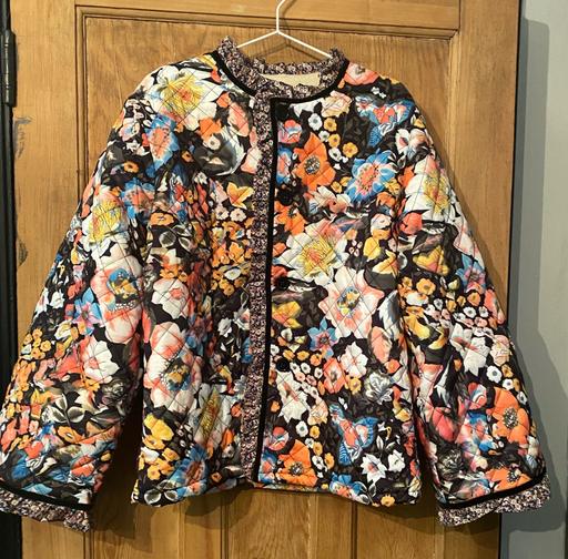 Buy & Sell South East London Riddlesdown - South East London - Photos for Floral quilted jacket womens oversized fleece