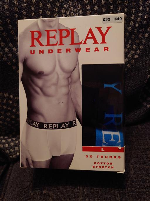 Buy & Sell Leicestershire Charnwood - Photos for Mens 3 pack Replay underwear size L