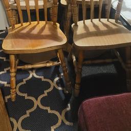 Solid oak Dining Table and 6 Chairs for Sale Home Garden in Shpock