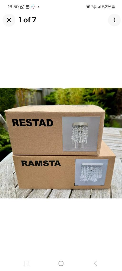 Vehicles West Midlands Birmingham - Photos for Restad Chandelier Light Glass £15 hatchx2