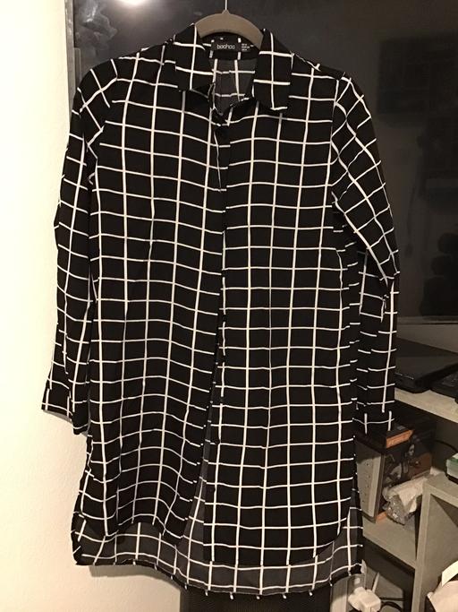 Buy & Sell Surrey Reigate and Banstead - Photos for Ladies Black & White Check Shirt from BooHoo