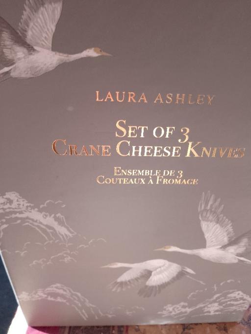 Buy & Sell West Yorkshire Kirklees - Photos for Laura Ashley set of 3 crane cheese knifes