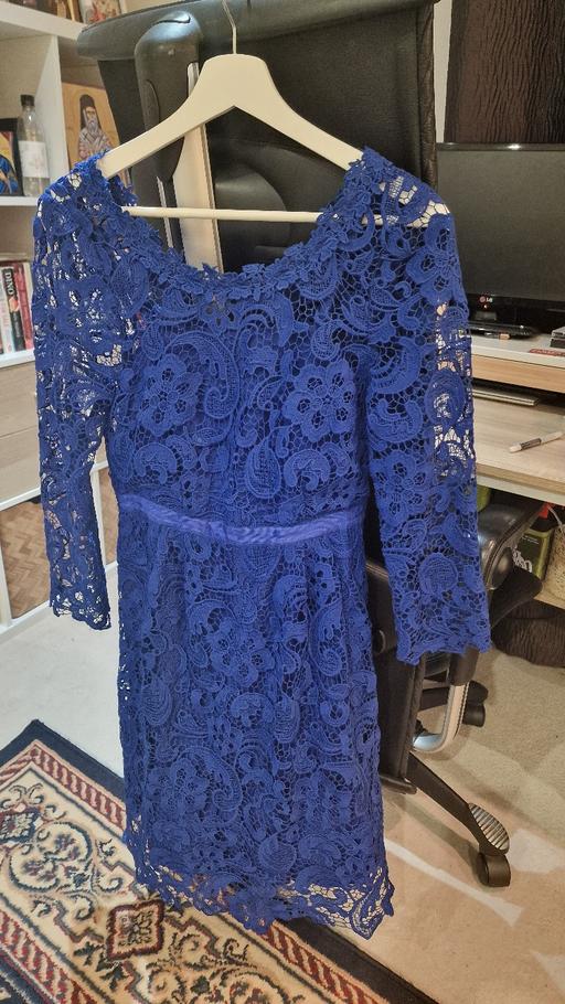 Buy & Sell South West London Haydons Road - South West London - Photos for MOONSOON lace dress size 10 in COBALT BLUE