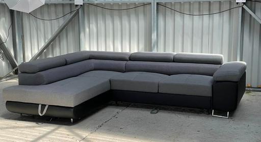 Buy & Sell Brent East Lane Business Park - Brent - Photos for Anton Corner Sofa Bed & Storage (Grey+Black)
