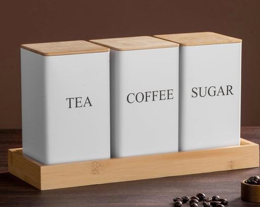 Buy & Sell Lincolnshire North East Lincolnshire - Photos for Tea Coffee Sugar Canisters Set, 1000ML