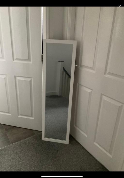 Buy & Sell North Northamptonshire Telford Way Industrial Estate - North Northamptonshire - Photos for White wood framed full length wall mirror