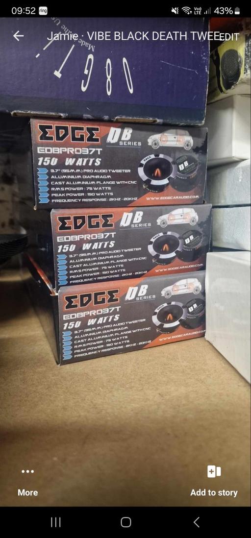 Vehicles West Midlands Birmingham - Photos for NEW EDGE TWEETERS EDBPRO37T - 150 WATTS