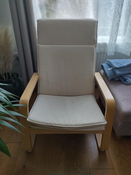 Buy & Sell South East London Mottingham - South East London - Photos for IKEA Poang Armchair Office Light Beige/black