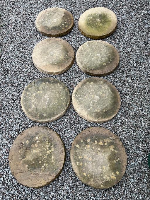 Buy & Sell Cheshire West and Chester Farndon - Cheshire West and Chester - Photos for Marshall riven circle stepping stones x8