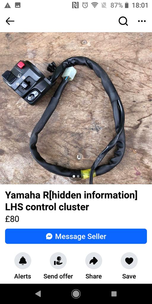 Vehicles West Midlands Birmingham - Photos for yamaha r6 LHS CONTROL CLUSTER