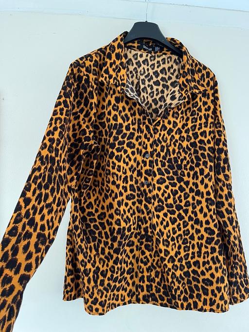 Buy & Sell West Midlands Birmingham - Photos for Ladies Size 12 Boohoo leopard blouse