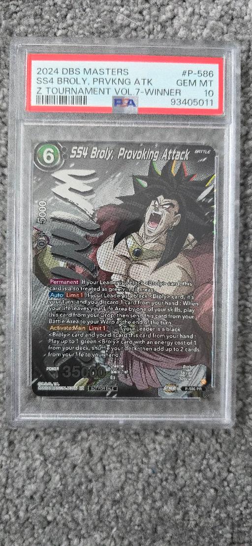 Buy & Sell Hertfordshire St. Albans - Photos for ss4 broly winner psa graded 10