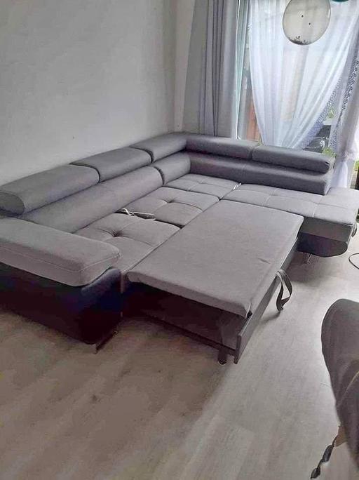 Buy & Sell Brent East Lane Business Park - Brent - Photos for Anton Corner Sofa Bed & Storage (Grey+Black)