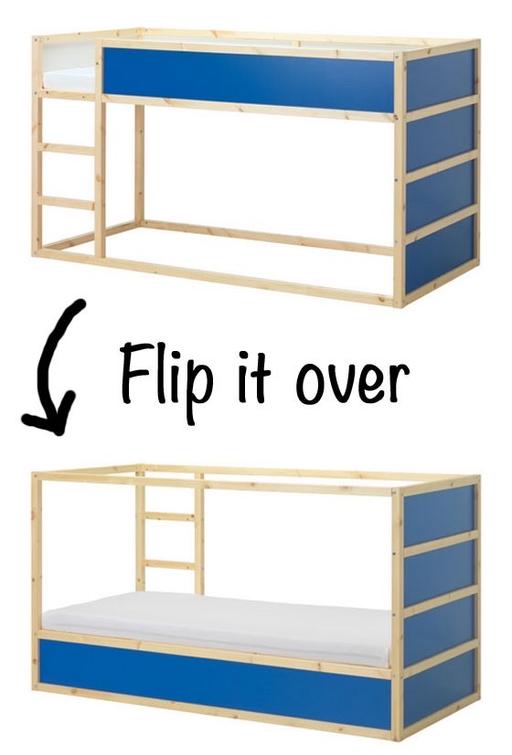 Buy & Sell East London Victoria Docks - East London - Photos for IKEA KURA reversible bunk cabin bed blue