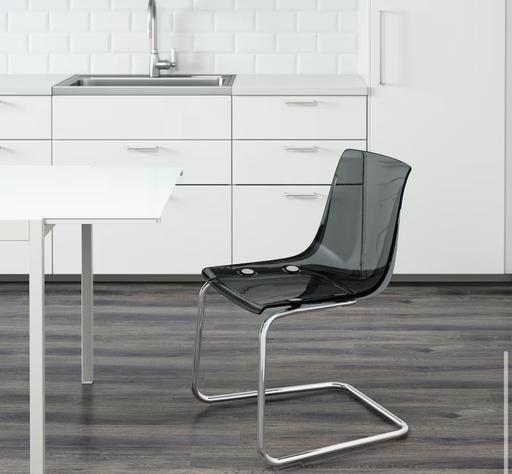 Buy & Sell North London Highbury - North London - Photos for Tobías Chair, grey/chrome-plated