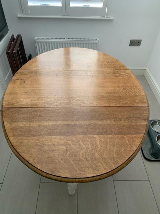 Buy & Sell Staffordshire South Staffordshire - Photos for Oval drop leaf table Solid Oak dining table