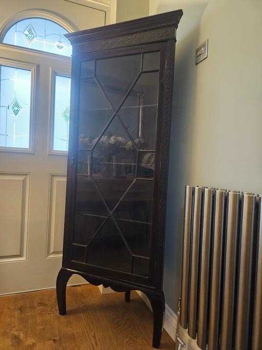 Buy & Sell South West London Morden Park - South West London - Photos for Antique Tall Corner Display Cabinet