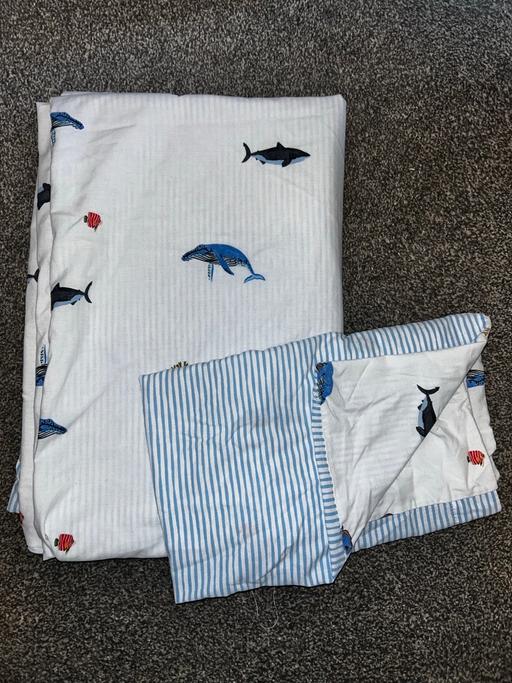 Buy & Sell Greater Manchester Wigan - Photos for M&S single bedding set sharks pillow duvet