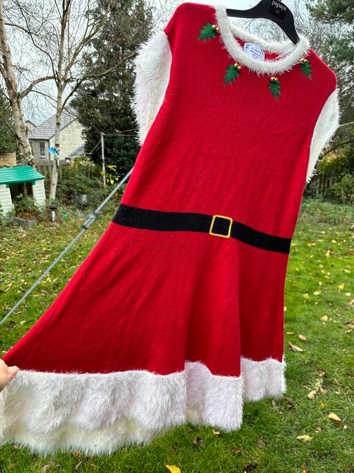 Buy & Sell West Yorkshire Kirklees - Photos for Christmas Santa knitted dress 18/20