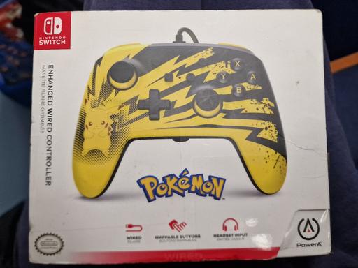 Buy & Sell Essex Thurrock - Essex - Photos for POKEMON Nintendo switch wired controller new