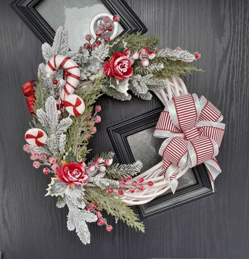 Buy & Sell West Midlands Walsall - Photos for Handmade Bespoke Candy Cane front door wreath