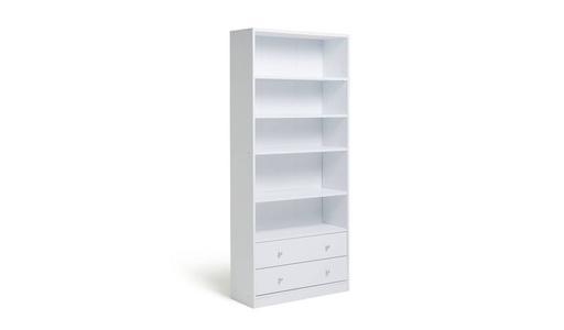 Buy & Sell West Midlands Coventry - Photos for Home Maine 2 Drawer Bookcase - White & Black