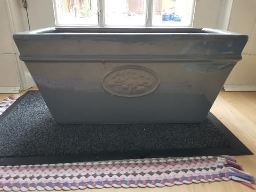 Buy & Sell North London Ponders End - North London - Photos for Ceramic grey window box planter trough