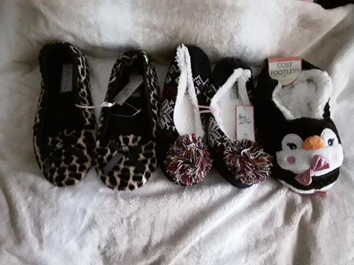 Buy & Sell Merseyside Wirral - Photos for SLIPPERS 3 PAIRS BNIP