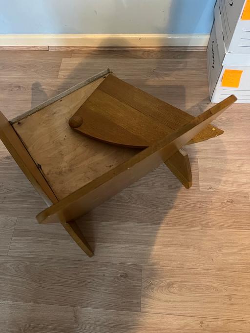 Buy & Sell Essex Basildon - Photos for Vintage Solid Wood Chair - arm needs tlc