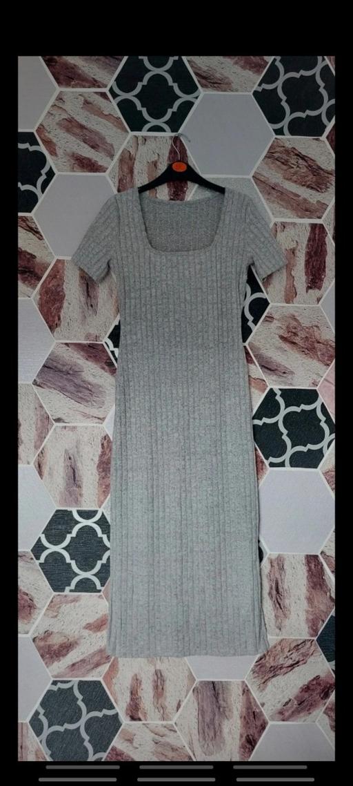 Buy & Sell Swansea - Wales Blaenymaes - Swansea - Photos for Square neck side slit ribbed bodycon dress