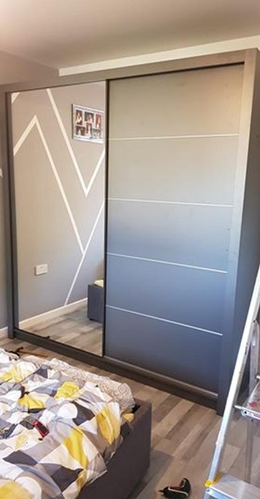 Buy & Sell Brent East Lane Business Park - Brent - Photos for New Style Grey Sliding door Wardrobe